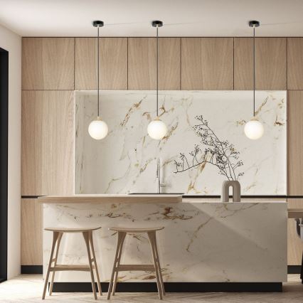 Пендел ROYAL 1xE14/10W/230V Ø 14 см черен