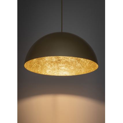 Пендел SFERA 1xE27/60W/230V Ø 35 см златист
