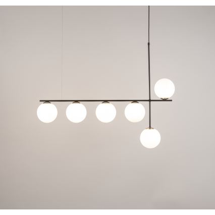 Пендел SILIA 6xG9/12W/230V черен