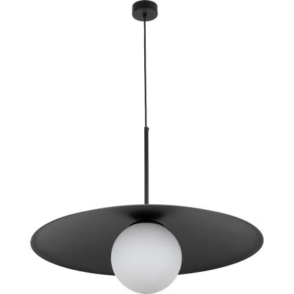 Пендел SLATE 1xE27/15W/230V Ø 65 см черен