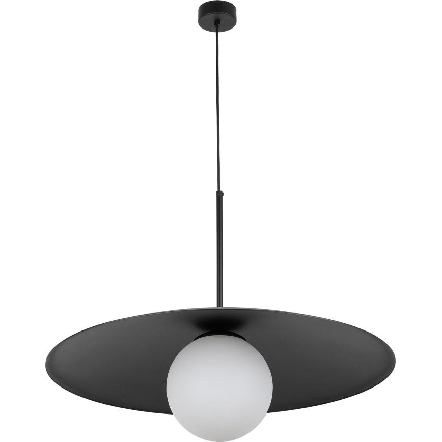 Пендел SLATE 1xE27/15W/230V Ø 65 см черен