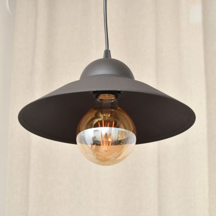 Пендел SORAPIS 1xE27/15W/230V черен