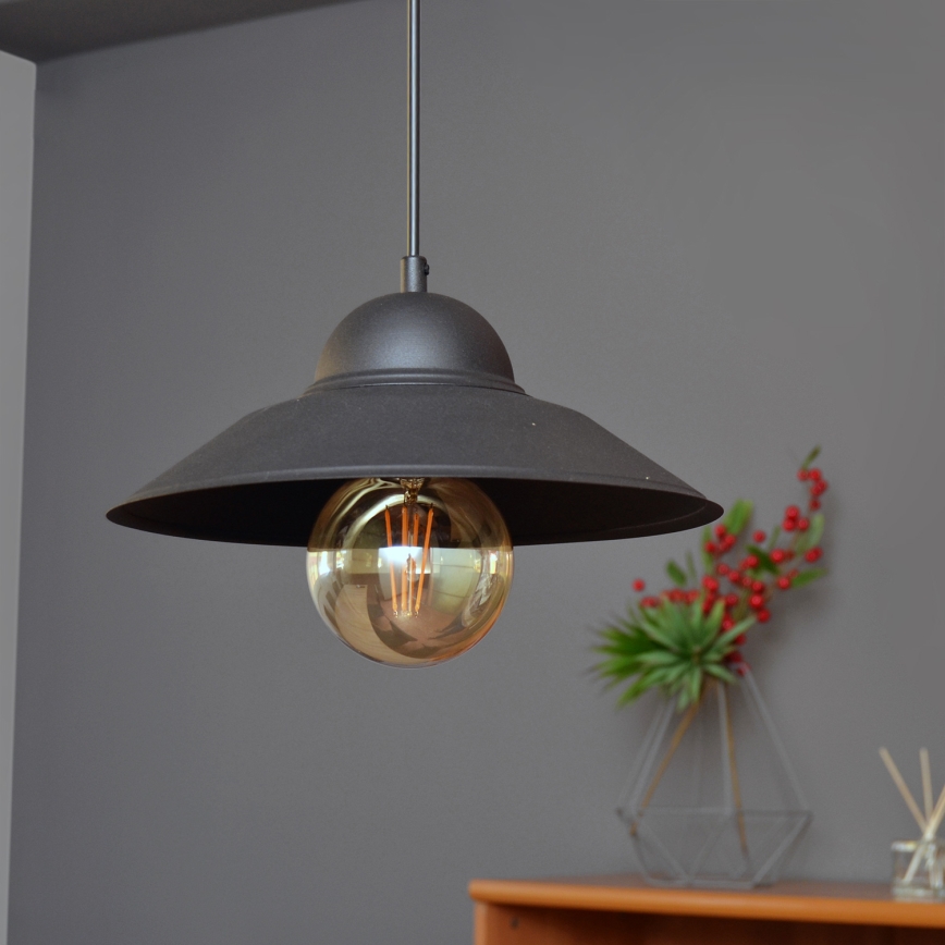 Пендел SORAPIS 1xE27/15W/230V черен