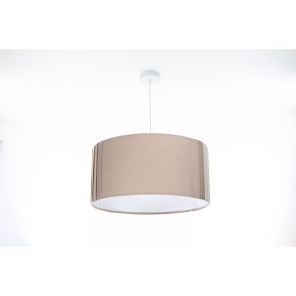 Пендел STRIPES на кабел 1xE27/60W/230V, Ø 40 см, бежов