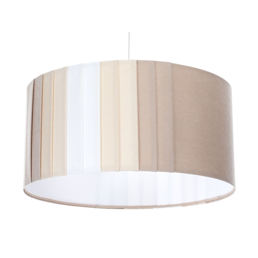 Пендел STRIPES на кабел 1xE27/60W/230V, Ø 40 см, бежов