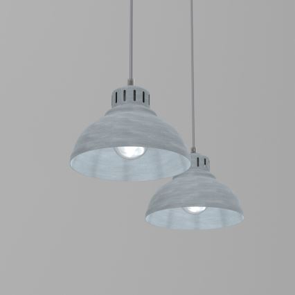 Пендел SVEN 2xE27/15W/230V сив