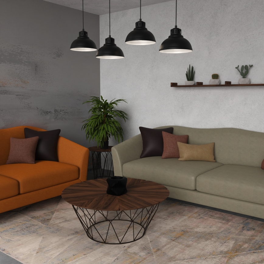 Пендел SVEN 4xE27/15W/230V черен