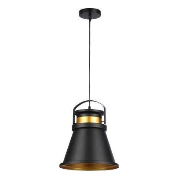 Пендел TAO 1xE27/60W/230V Ø 25 cm черен