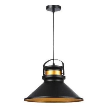 Пендел TAO 1xE27/60W/230V Ø 37 cm черен