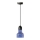 Пендел TERRAZZO 1xE27/60W/230V Ø 12 см син
