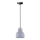 Пендел TERRAZZO 1xE27/60W/230V Ø 12 см сив