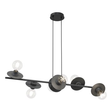 Пендел TOKEN 6xE27/15W/230V черен