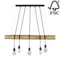 Пендел TRABO 5xE27/60W/230V бор - FSC сертифициран