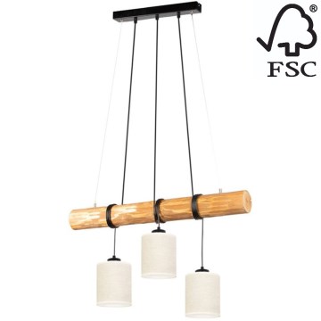 Пендел TRENO 3xE27/25W/230V бор – FSC сертифицирано