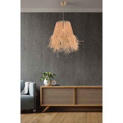Пендел VALANCE 1xE27/40W/230V кафяв