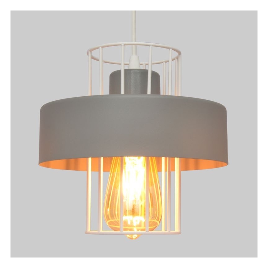 Пендел VOLTA 1xE27/15W/230V сив