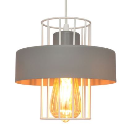 Пендел VOLTA 1xE27/15W/230V сив