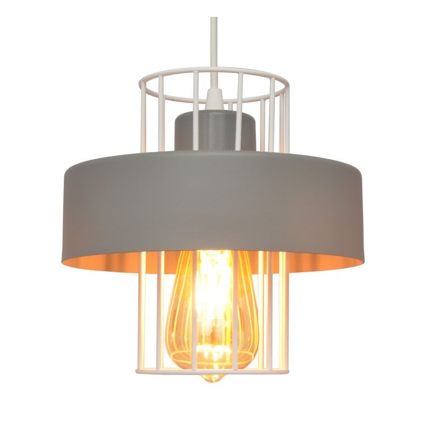 Пендел VOLTA 1xE27/15W/230V сив