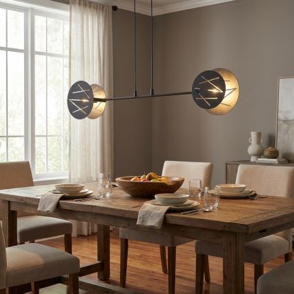 Пендел XOTIC 2xE27/15W/230V черен