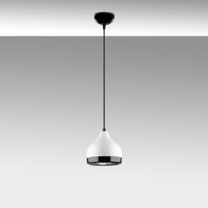 Пендел YILDO 1xE27/40W/230V бял/черен