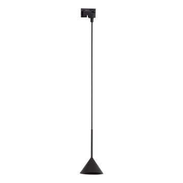 Пендел за 1-фазна релсова система CONO MINI 1xGU10/10W/230V черен