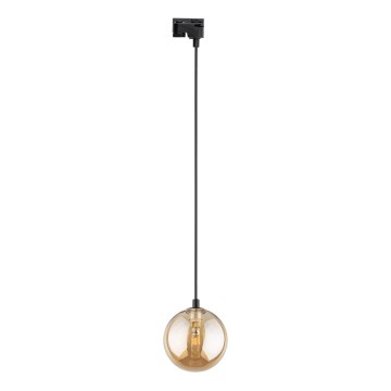 Пендел за 1-фазна релсова система TRACER 1xG9/8W/230V черен/опушен кафяв