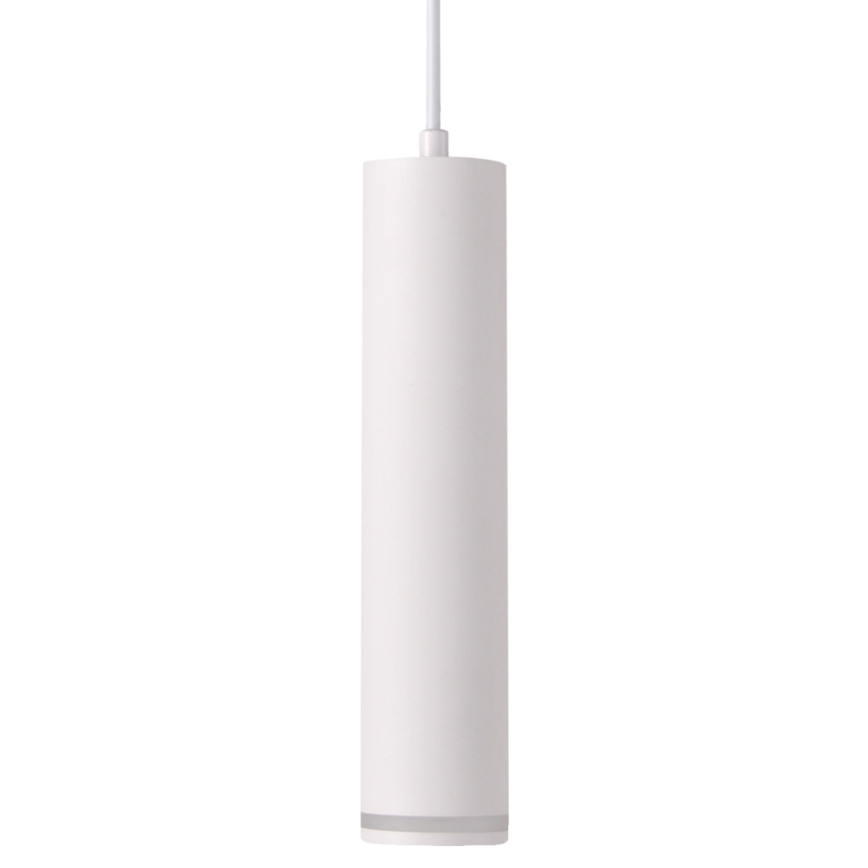 Пендел за релсова система ПАРИЖ 3xGU10/10W/230V + 1 м релса система бял