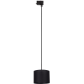 Пендел За трифазна релсова система TRACER 1xE27/15W/230V Ø 20 см черен