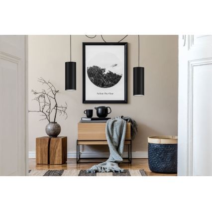 Пендел ZIK 2xE27/40W/230V паяк черен