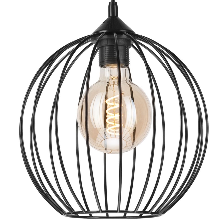 Пендел ZOYA 1xE27/60W/230V черен