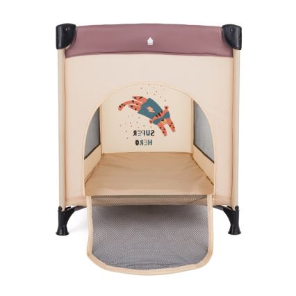 PETITE&MARS - Бебешка пътна кошара KOOT Tiger Super Hero