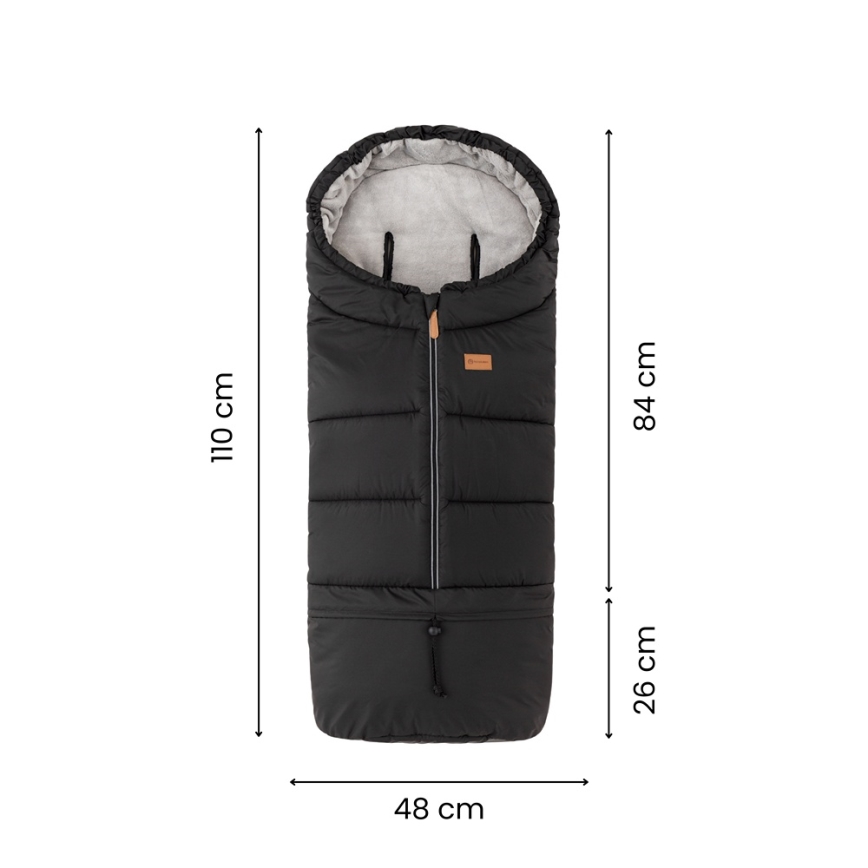 PETITE&MARS - Бебешки чувал 3 в 1 JIBOT светлосив