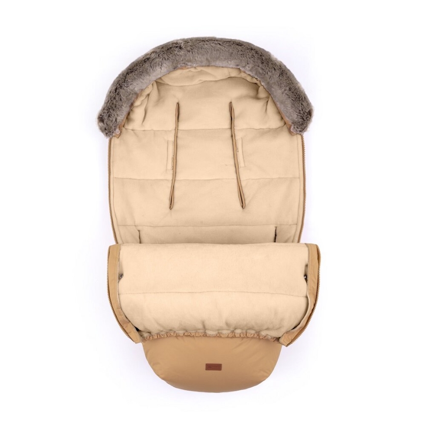 PETITE&MARS - Бебешко чувалче 4в1 COMFY Elegant Caramel/Beige кафяв
