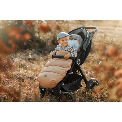 PETITE&MARS - Бебешко чувалче 4в1 COMFY Elegant Caramel/Beige кафяв