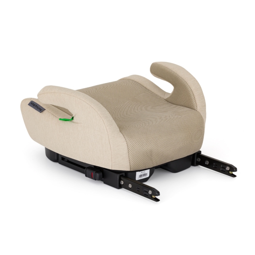 PETITE&MARS - Бустер за кола OPTIMUS PRO i-Size Air 125–150 см (22–36 кг) бежов
