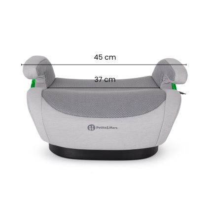 PETITE&MARS - Бустер за кола OPTIMUS PRO i-Size Air 125-150 cm (22-36 kg) черен