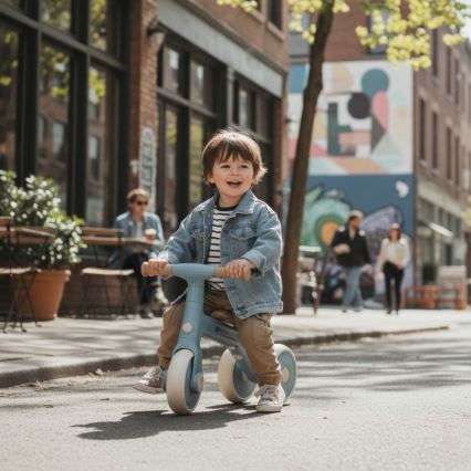 PETITE&MARS - Детска триколка 3 в 1 BINGO Stering Blue