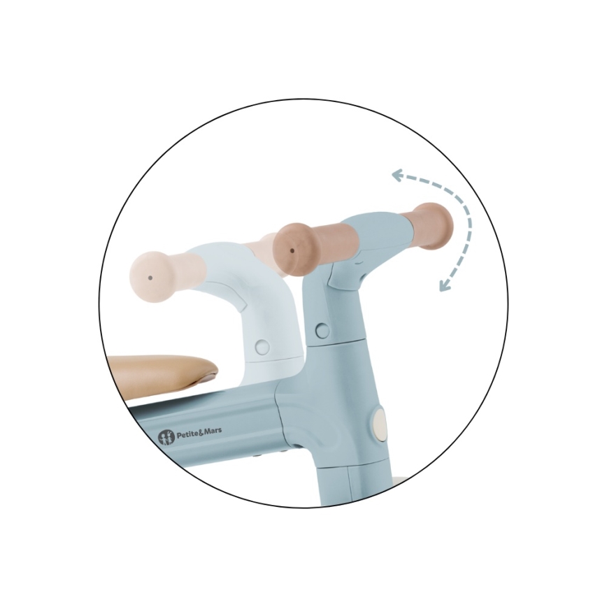 PETITE&MARS - Детска триколка 3 в 1 BINGO Stering Blue