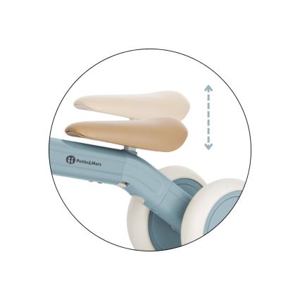 PETITE&MARS - Детска триколка 3 в 1 BINGO Stering Blue