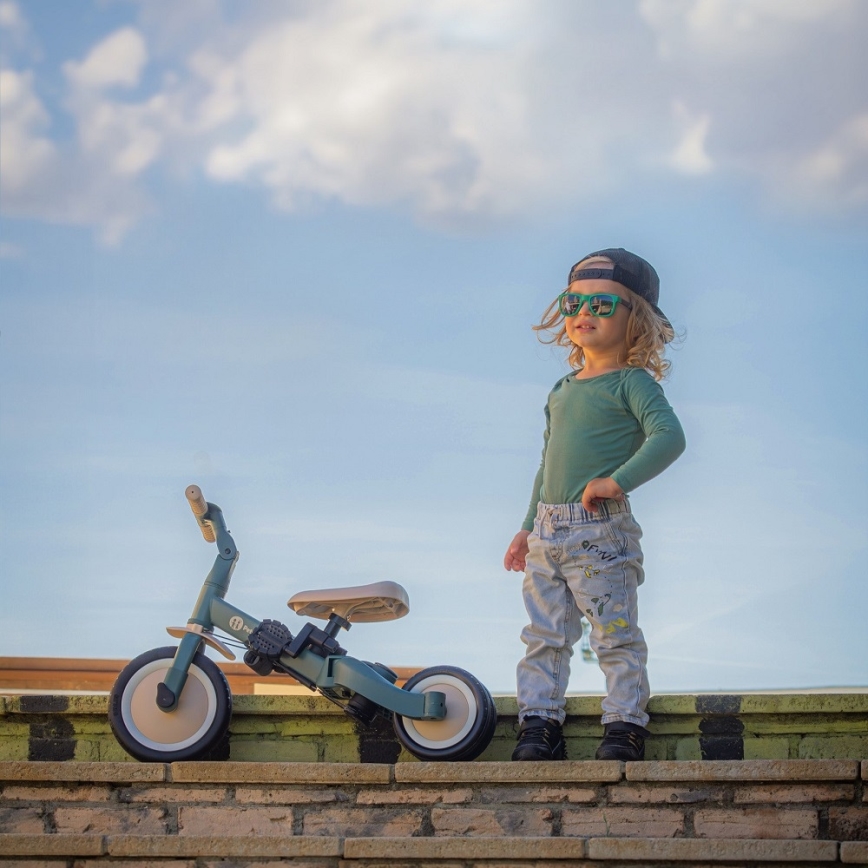 PETITE&MARS - Детска триколка 5 в 1 TURBO PLUS Misty Green