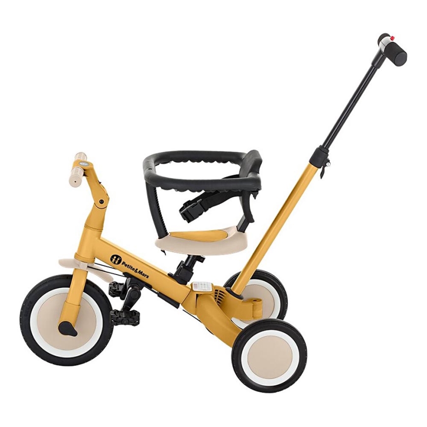PETITE&MARS - Детска триколка 5в1 TURBO Intense Ochre