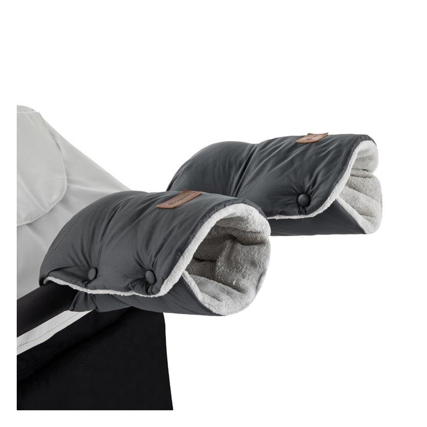 PETITE&MARS - Комплект детски чувал 3в1 JIBOT + ръкавици за количка JASIE сив