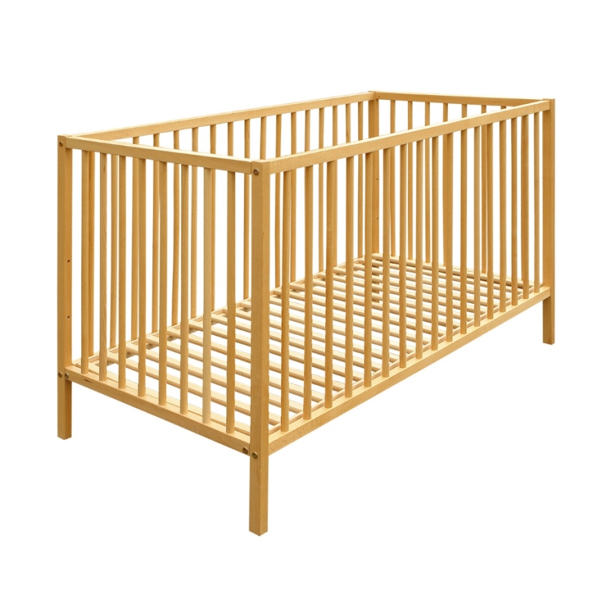 PETITE&MARS - Детско креватче NELA BEECH 120x60 см бук