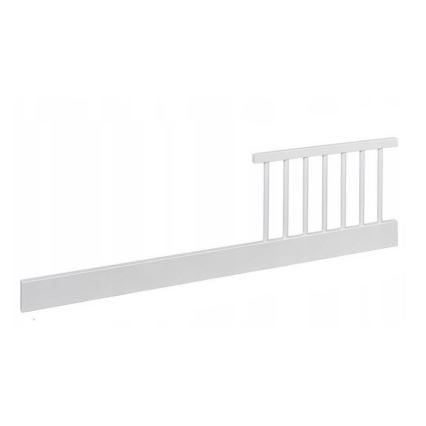 PETITE&MARS - Детско креватче + защитна странична решетка NELA BEECH 120x60 cm бяло/бук