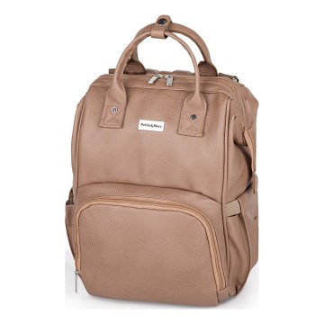 PETITE&MARS - Раница за преобуване за детска количка JASPER кафяв