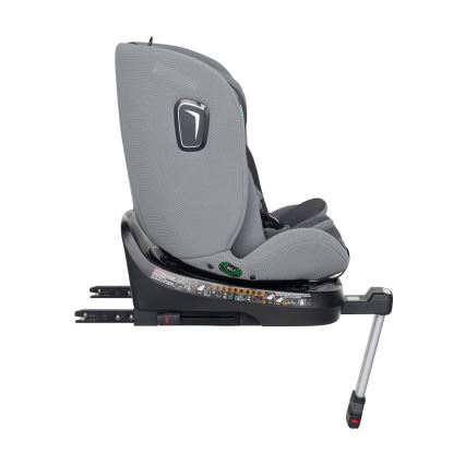 PETITE&MARS - Седалка за кола TWISTGUARD PRO i-Размер 40-150 см (0-36 кг) сив