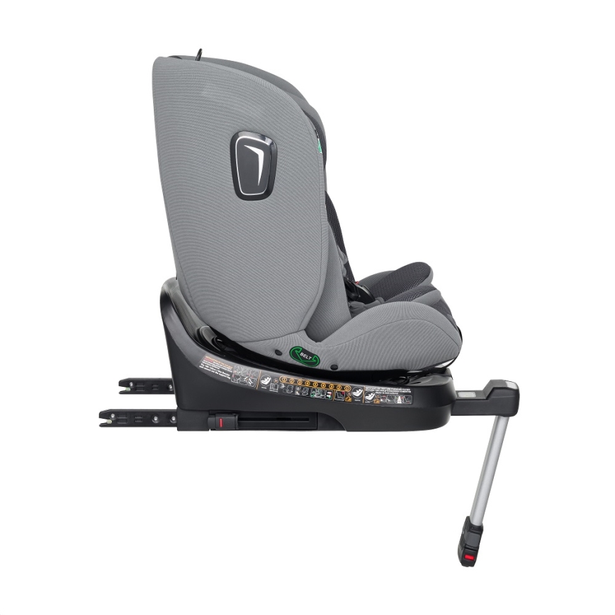 PETITE&MARS - Седалка за кола TWISTGUARD PRO i-Размер 40-150 см (0-36 кг) сив