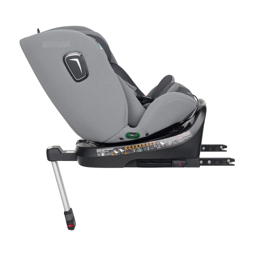 PETITE&MARS - Седалка за кола TWISTGUARD PRO i-Размер 40-150 см (0-36 кг) сив