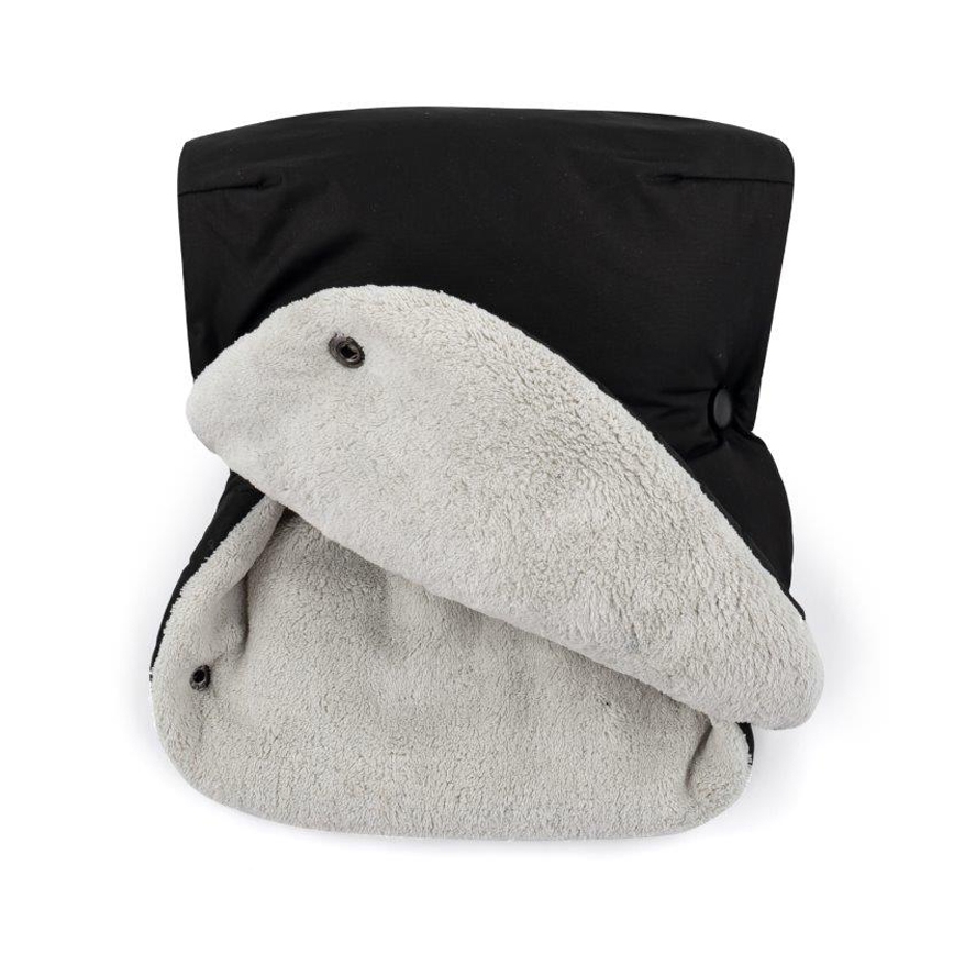 PETITE&MARS - КОМПЛЕКТ Детски спален чувал 3в1 JIBOT + ръкавици за количка JASIE черен