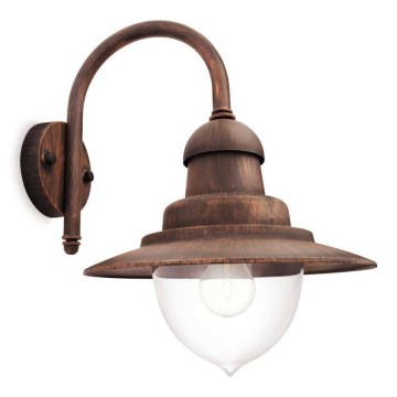Philips 01652/06/PN - Външно стенно осветително тяло MYGARDEN RAINDROP 1xE27/53W/230V IP44